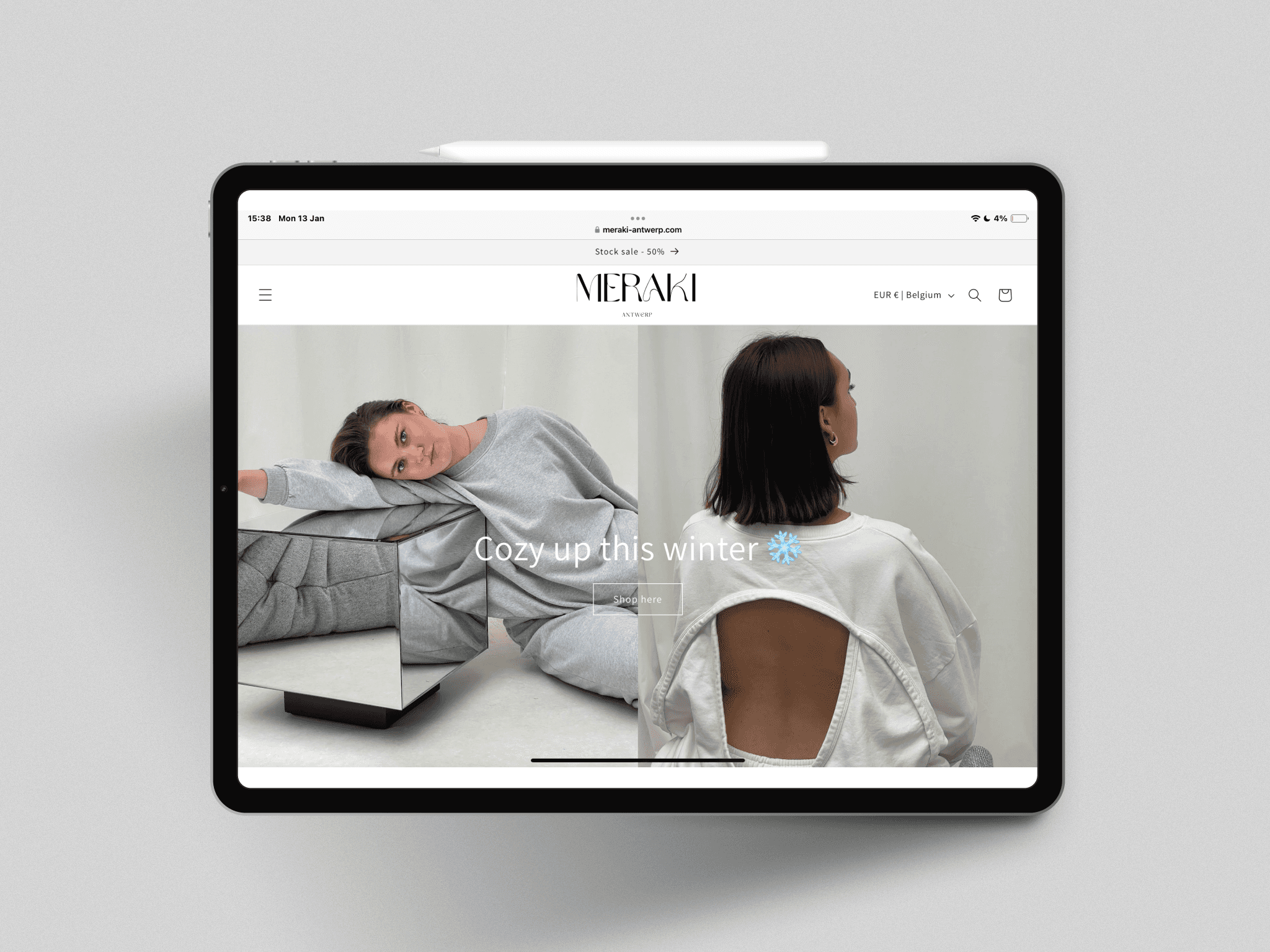 Meraki Webshop – A Stylish Shopping Experience