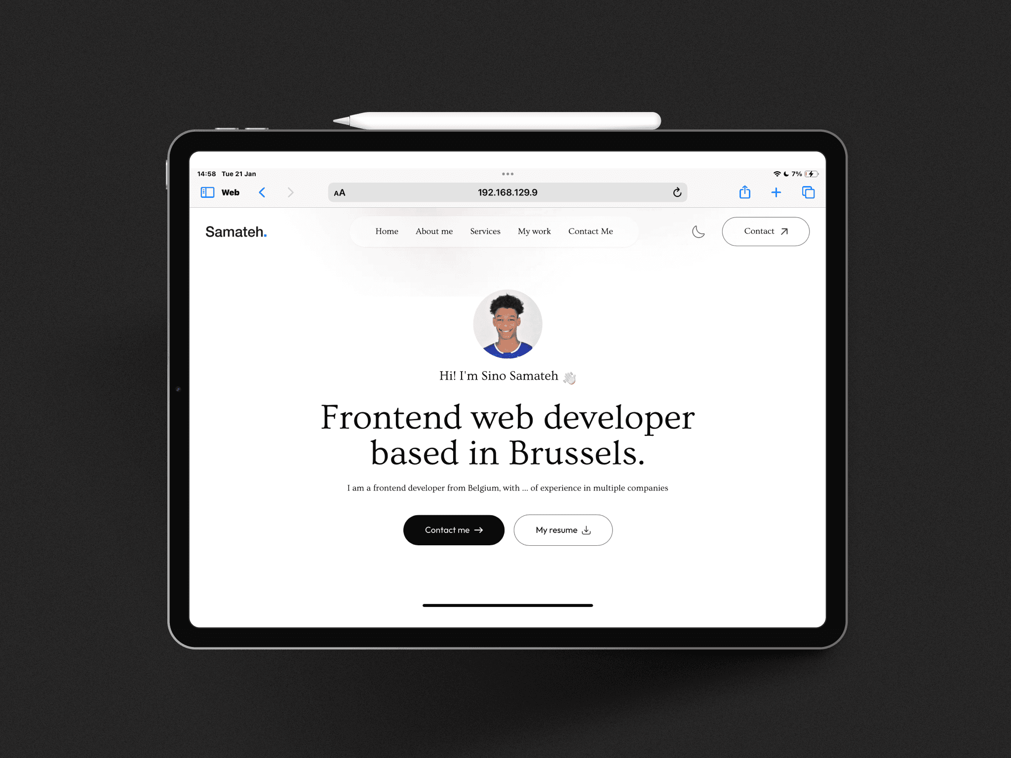 My portfolio - Nextjs 15